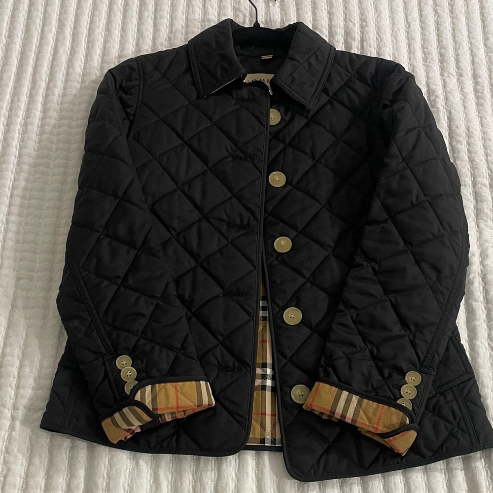 Burberry Black Quilted Puffer Jacket